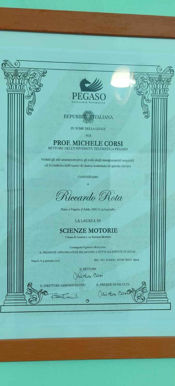 Laurea in scienze motorie